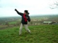 Kiteflying on Burrow Hill Kiteflying on Burrow Hill